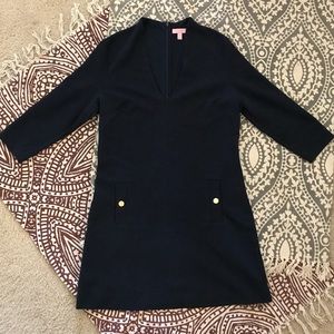 Lilly Pulitzer Charlena V-Neck Knit Shift Dress